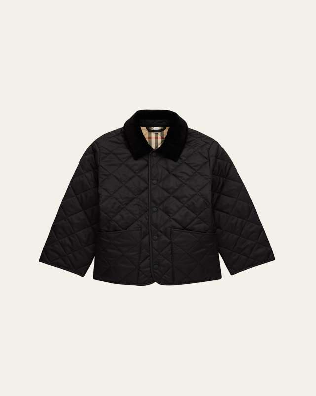Boy's Milo Quilted Jacket, Size 3-14